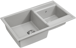 Мойка кухонная Paulmark Tandem PM238250-GR серый